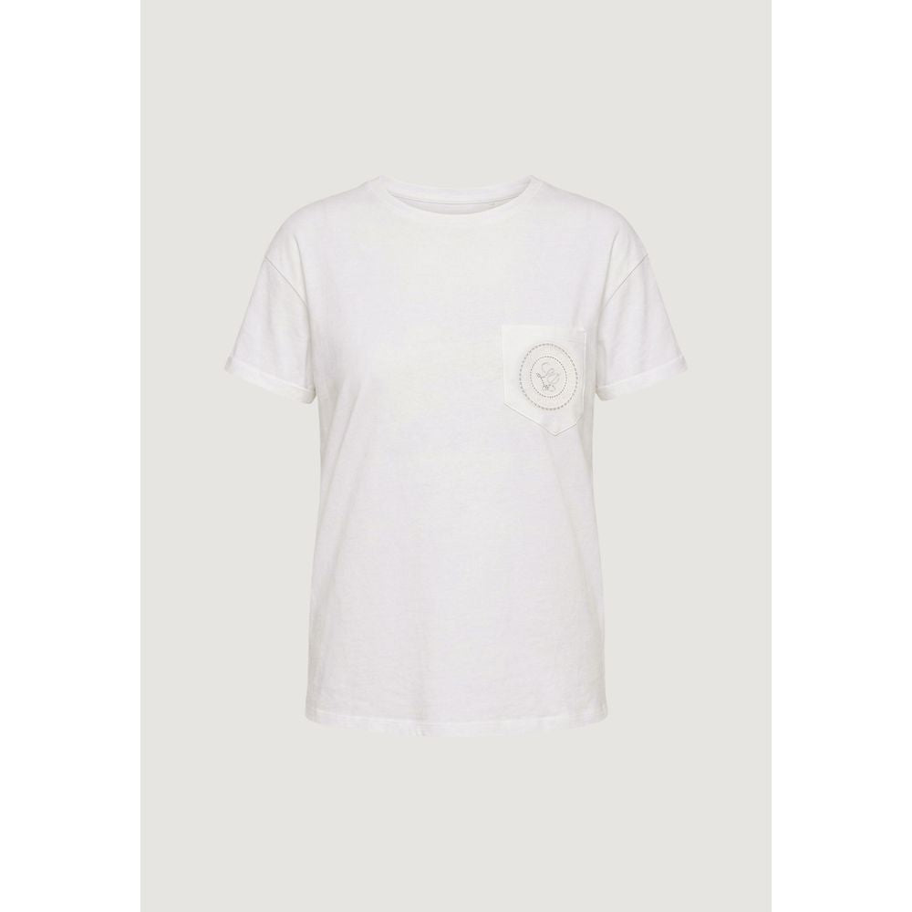 Liu Jo White Cotton T-Shirt