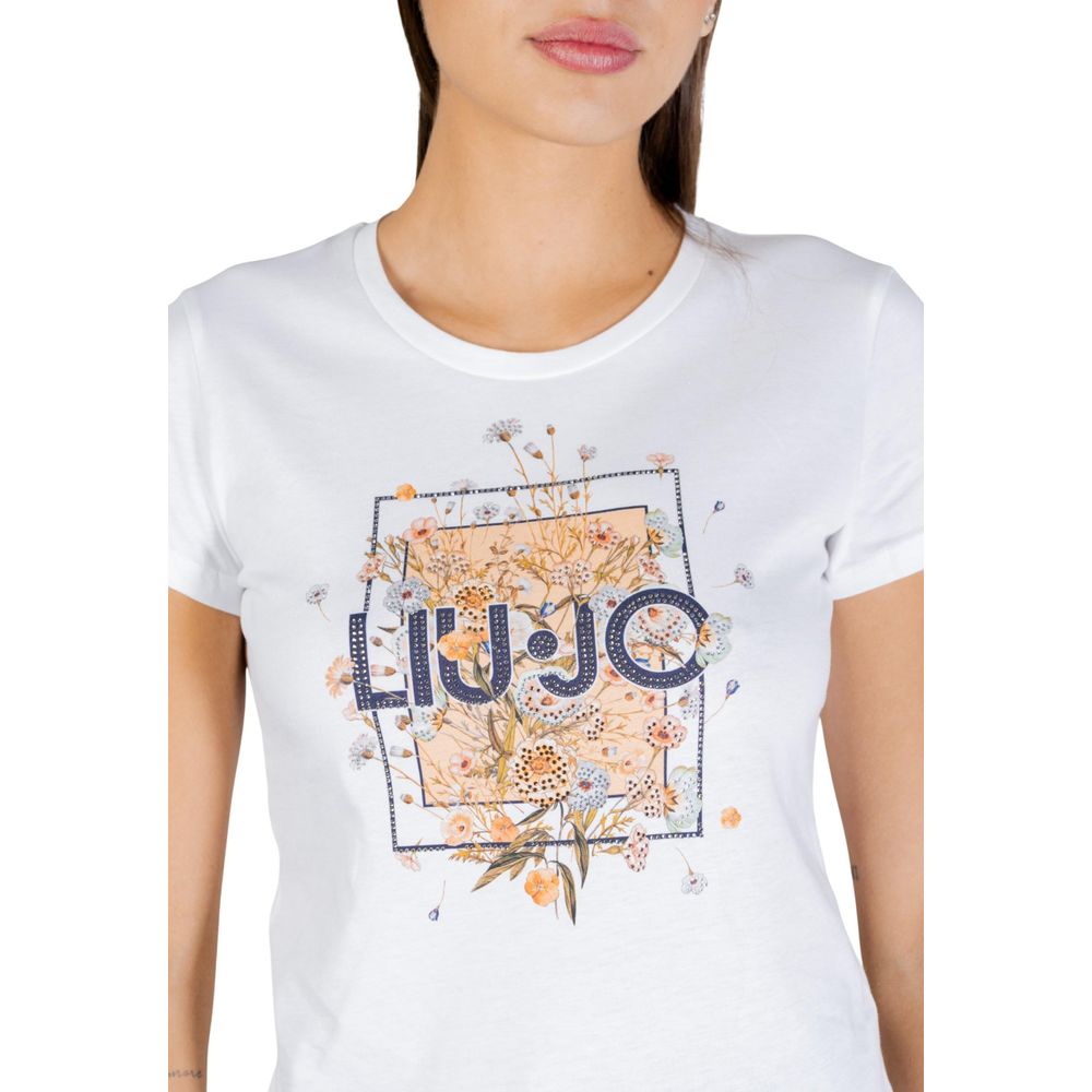 Liu Jo White Cotton T-Shirt