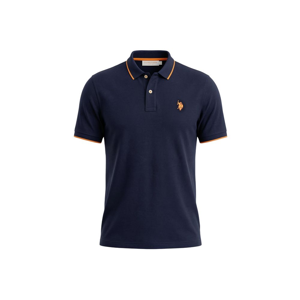 U.S. POLO ASSN. Blue Cotton Polo Shirt