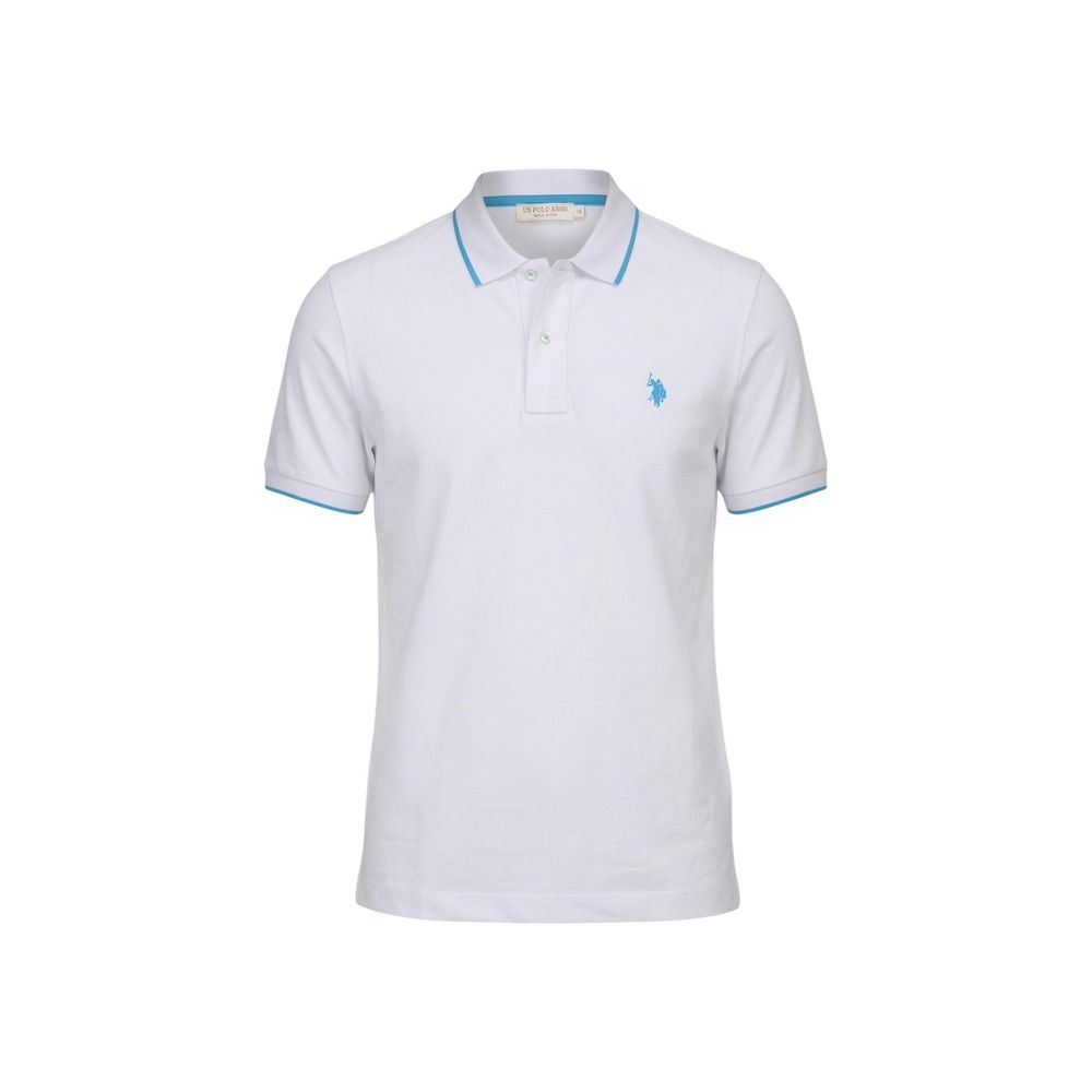 U.S. POLO ASSN. White Cotton Polo Shirt