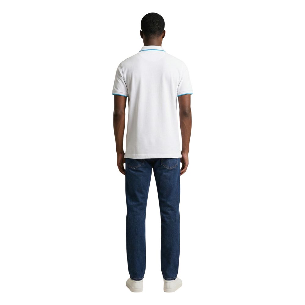 U.S. POLO ASSN. White Cotton Polo Shirt