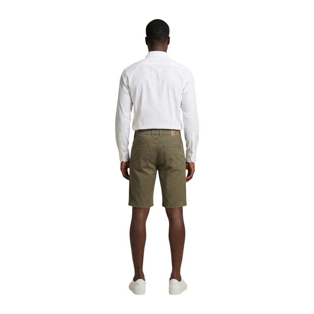 Jeckerson Bicolor Cotton Bermuda Shorts
