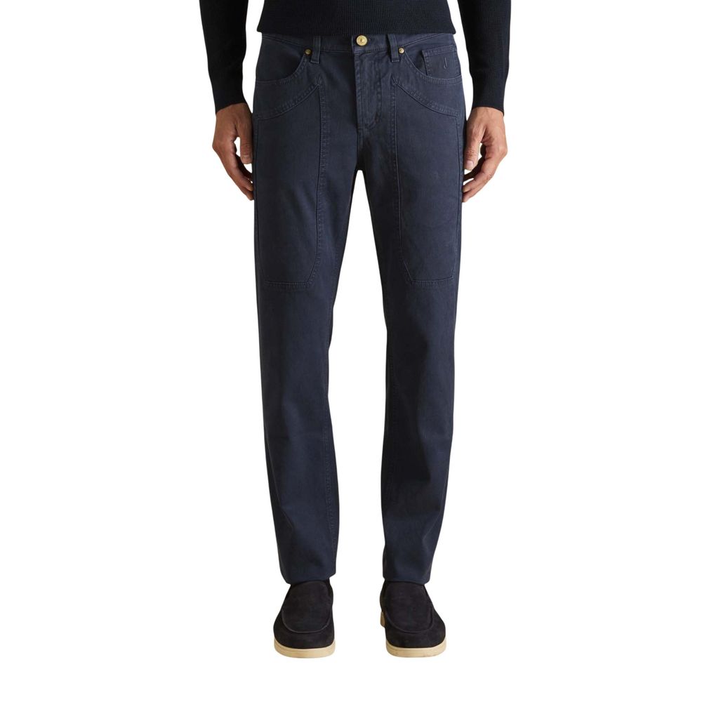 Jeckerson Blue Cotton Skinny Jeans