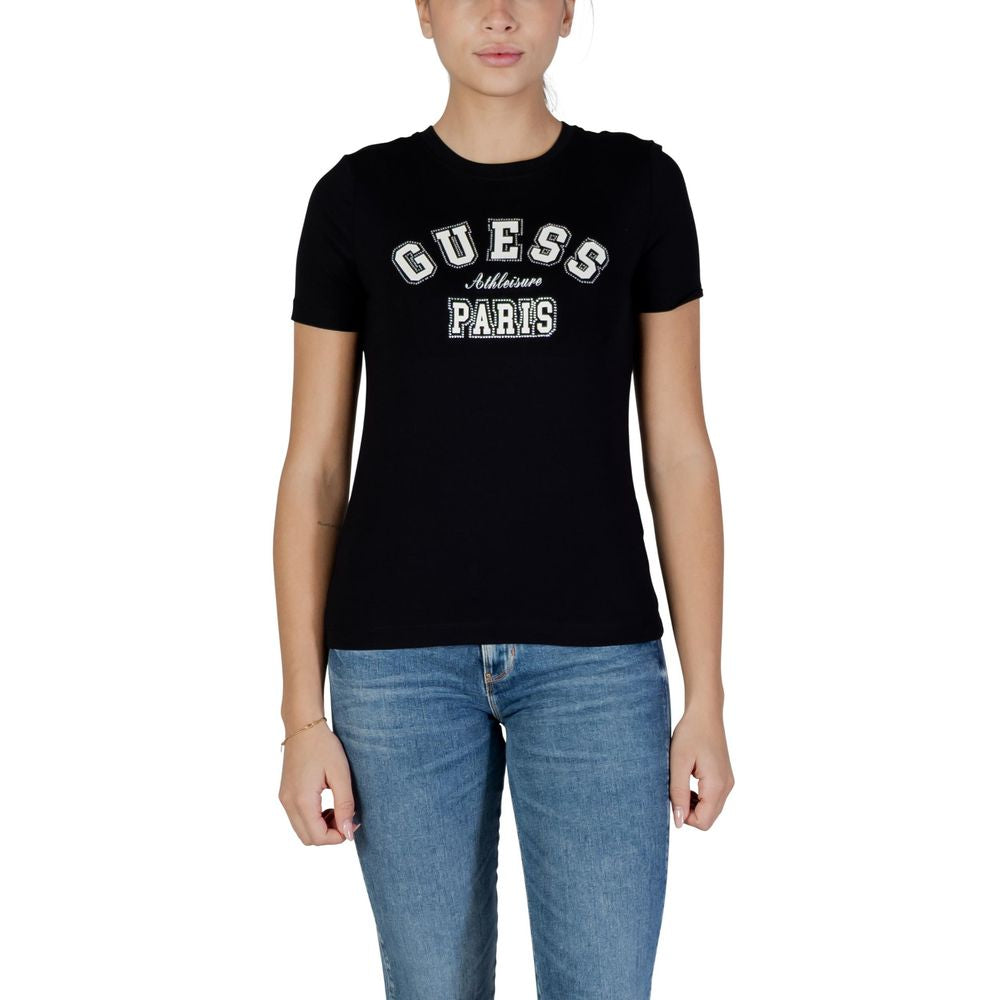 Guess Active Black Cotton T-Shirt
