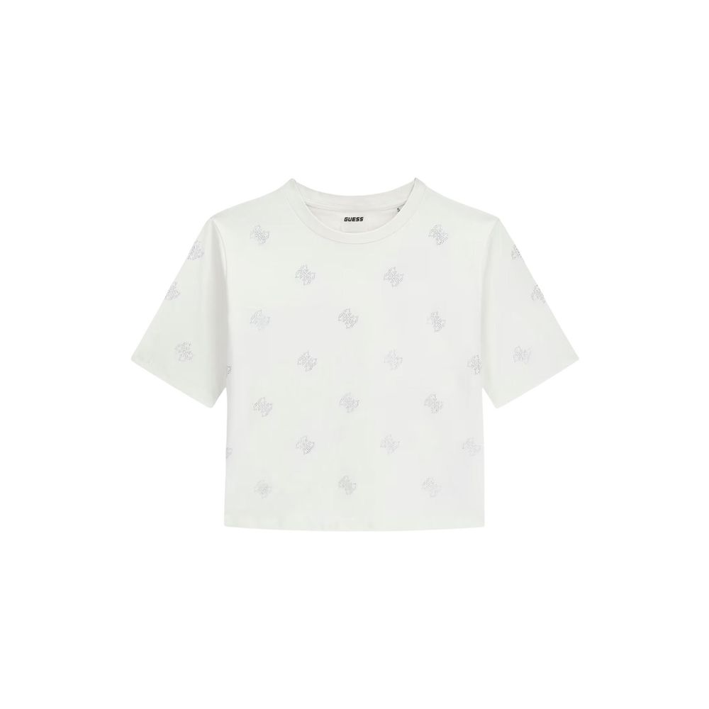 Guess Active White Cotton T-Shirt