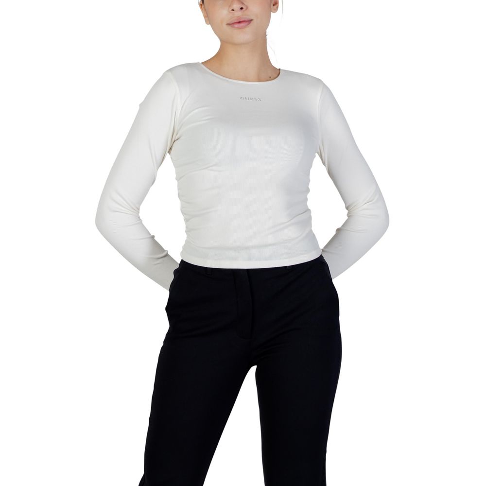 Guess Active Cream Modal Long Sleeve T-Shirt