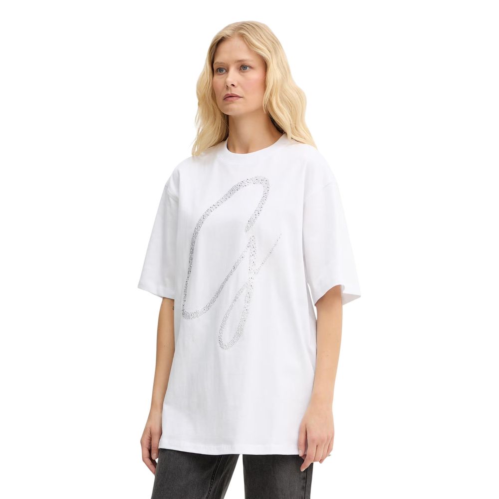 Guess White Cotton T-Shirt