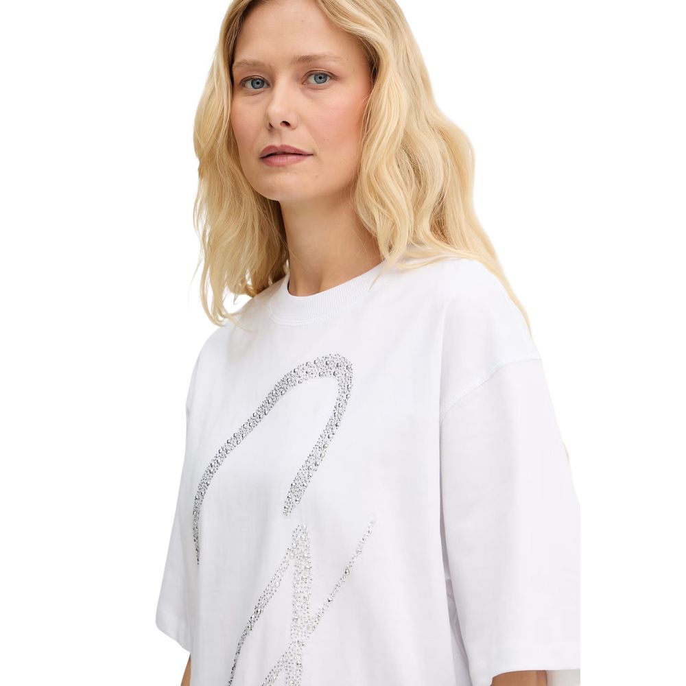 Guess White Cotton T-Shirt