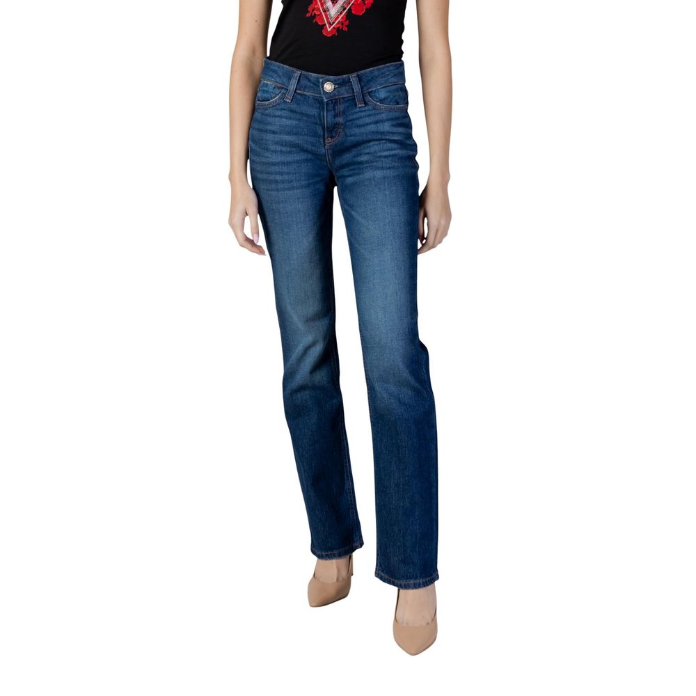 Guess Blue Cotton Skinny Jeans