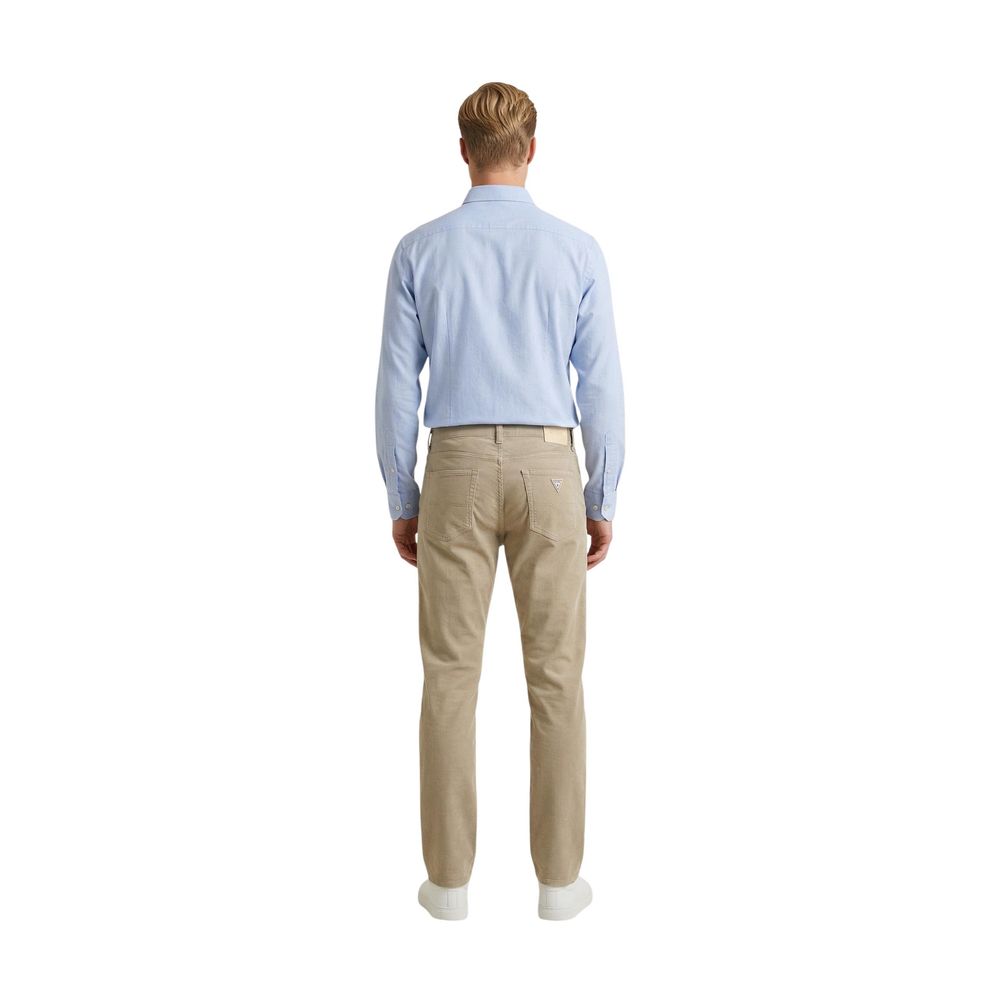 Guess Beige Cotton Skinny Pants