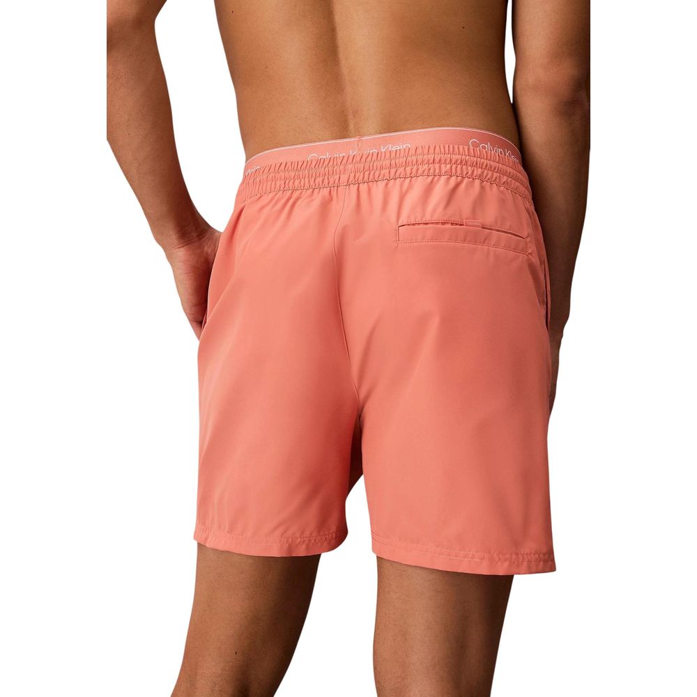 Calvin Klein Jeans Orange Recycled Polyester Swim Shorts