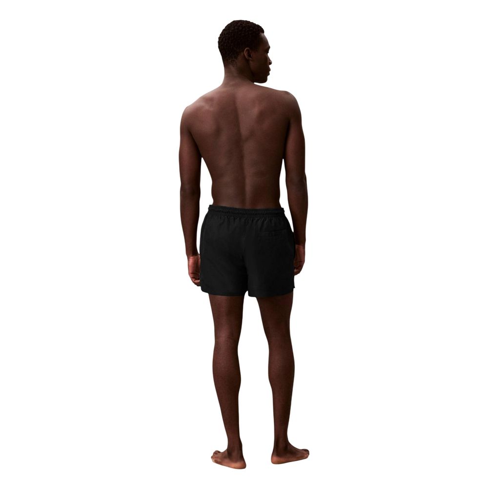 Calvin Klein Jeans Black Recycled Polyester Swim Shorts
