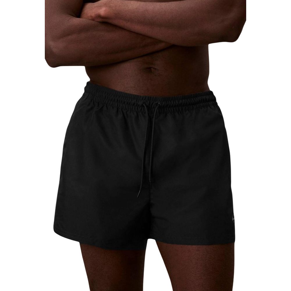 Calvin Klein Jeans Black Recycled Polyester Swim Shorts