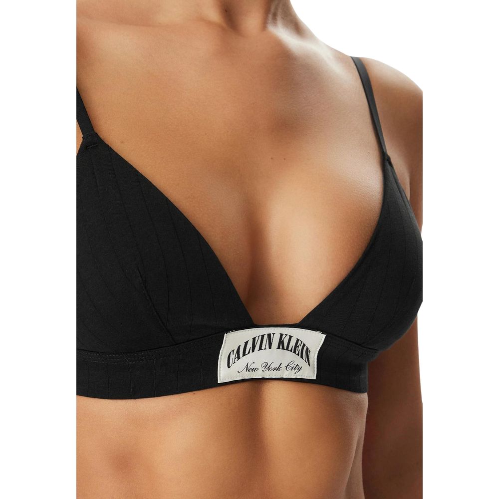 Calvin Klein Underwear Black Cotton Bra