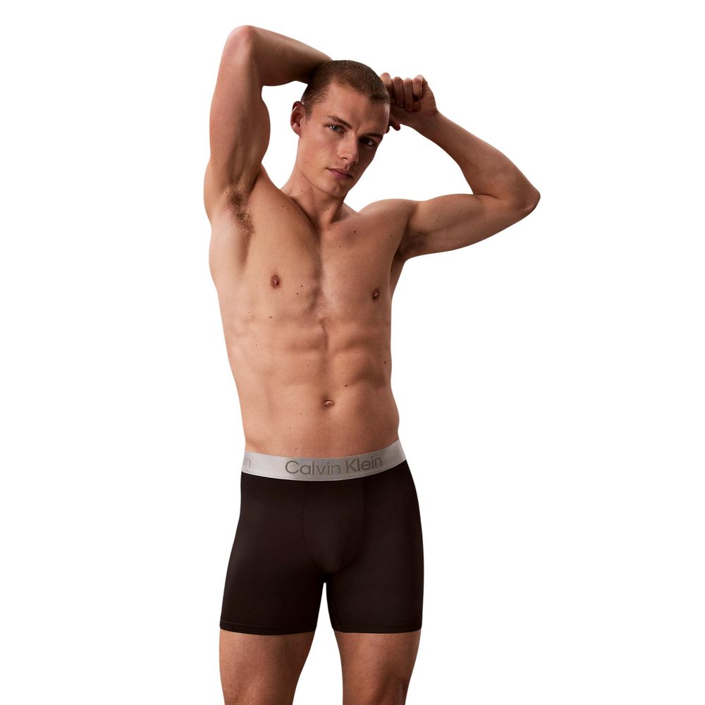 Calvin Klein Underwear Black And White Recycled Polyester Boxers