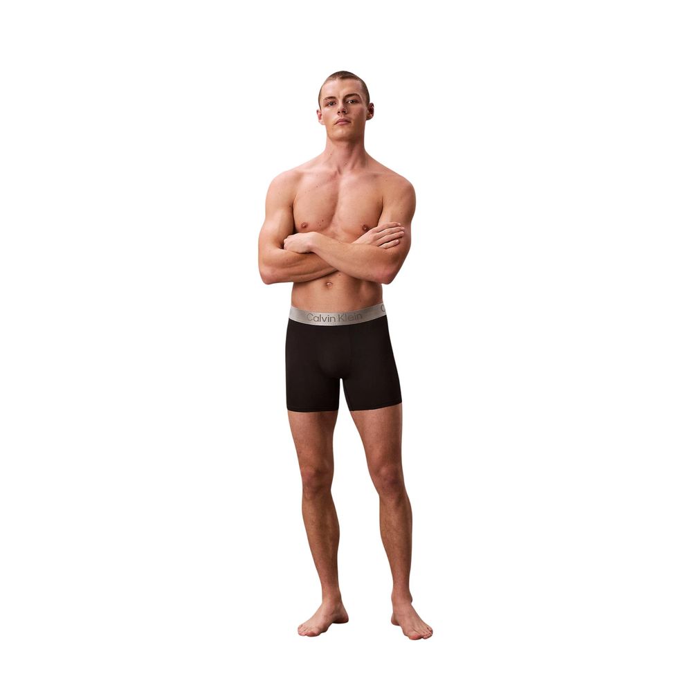 Calvin Klein Underwear Black And White Recycled Polyester Boxers