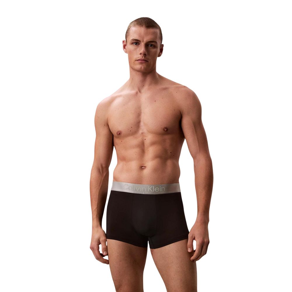 Calvin Klein Underwear Black And White Recycled Polyester Boxers