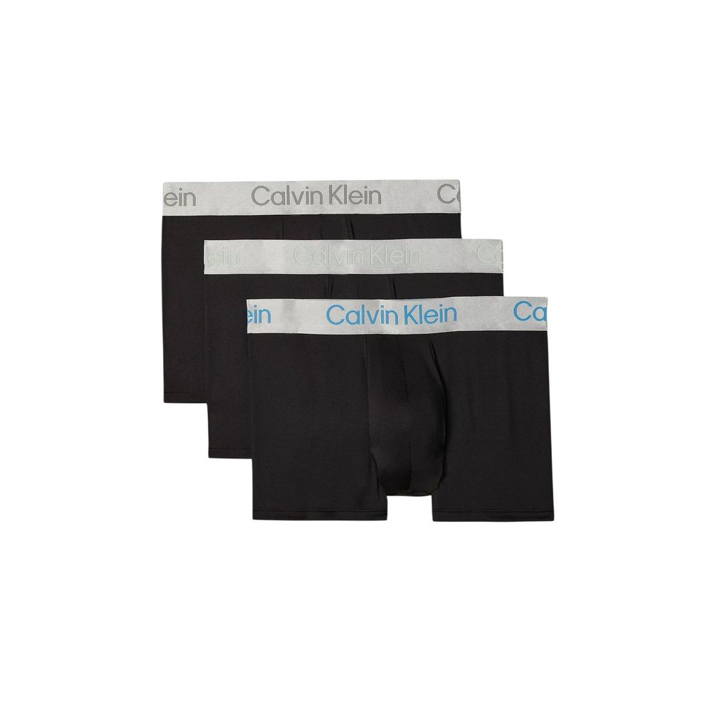 Calvin Klein Underwear Black And White Recycled Polyester Boxers