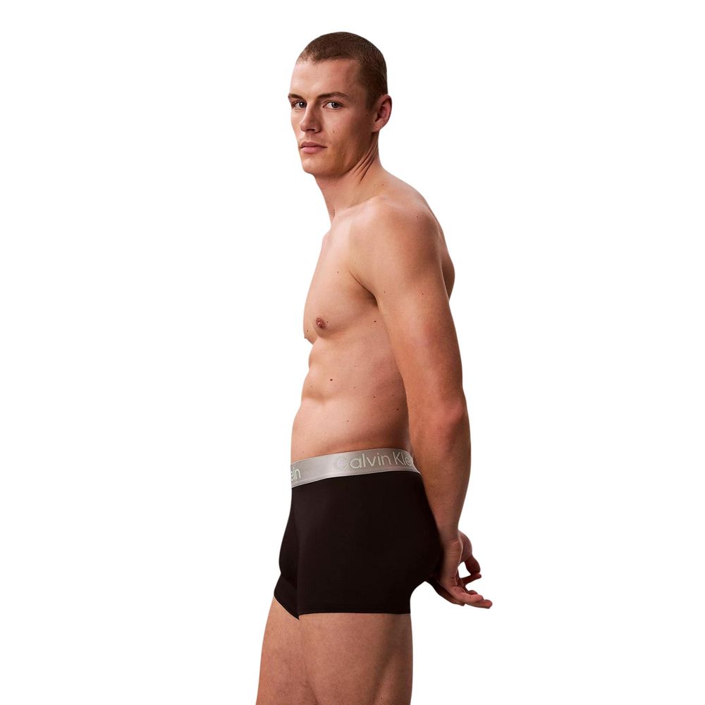Calvin Klein Underwear Black And White Recycled Polyester Boxers