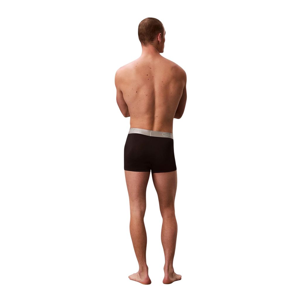 Calvin Klein Underwear Black And White Recycled Polyester Boxers