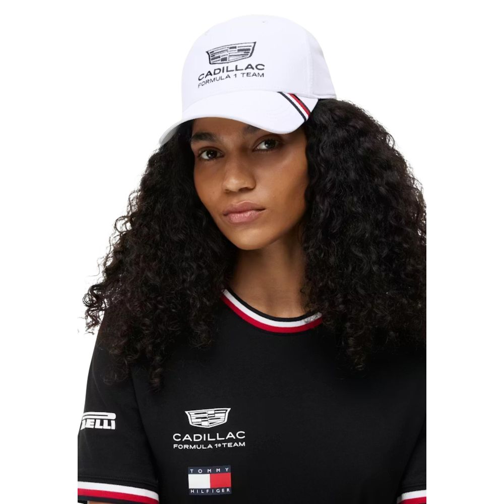 Tommy Hilfiger White Recycled Polyester Cap (Baseball Hat)