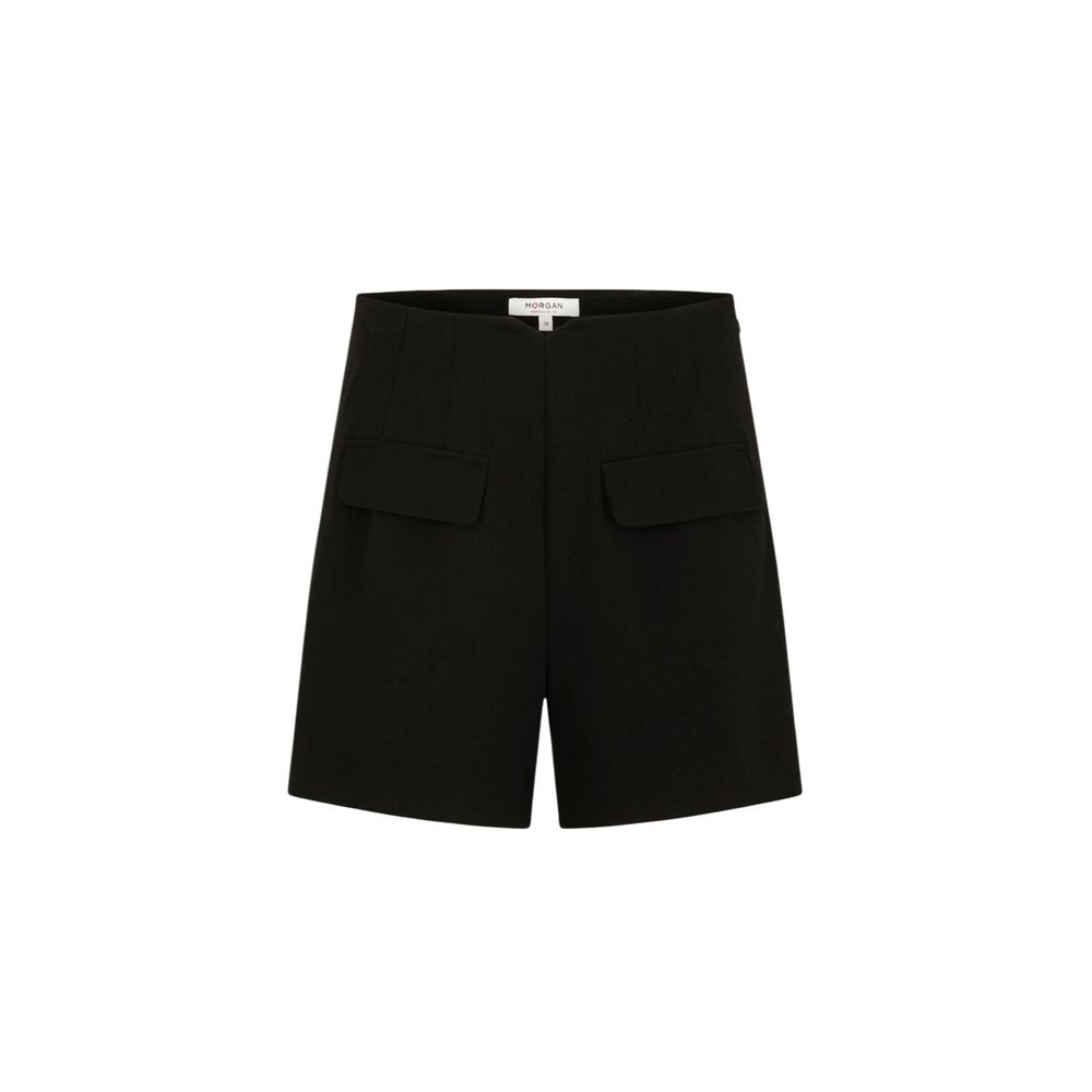 Morgan De Toi Black Recycled Polyester Shorts