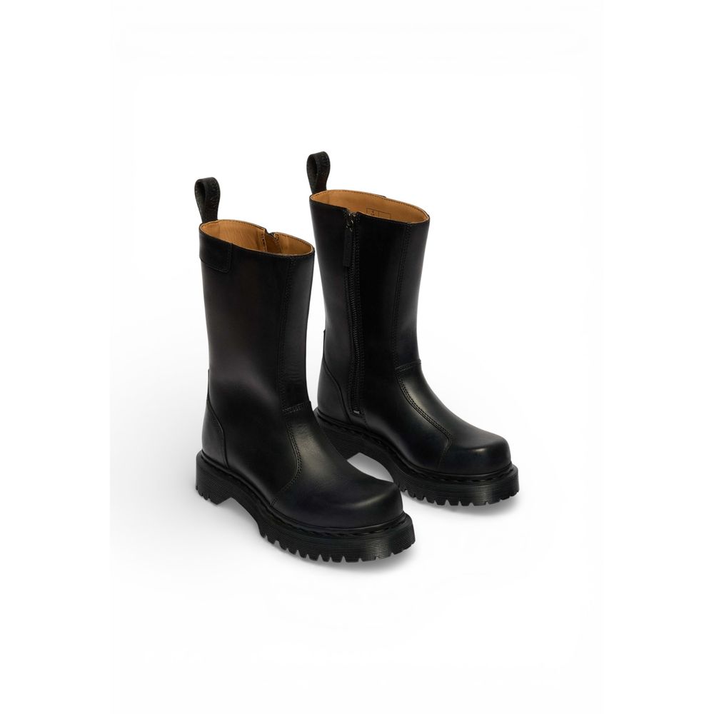 Dr. Martens Black Leather Ankle Boots