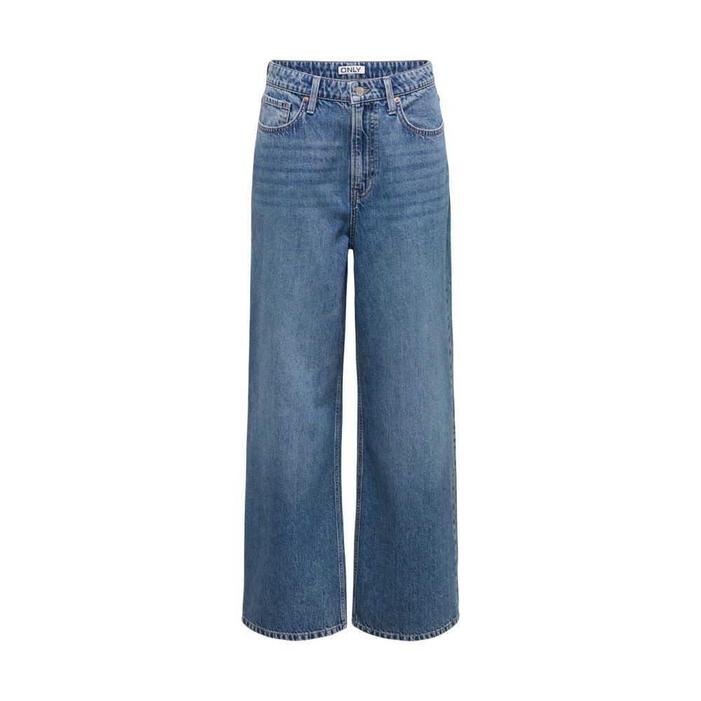 Only Blue Cotton Relaxed Fit Jeans