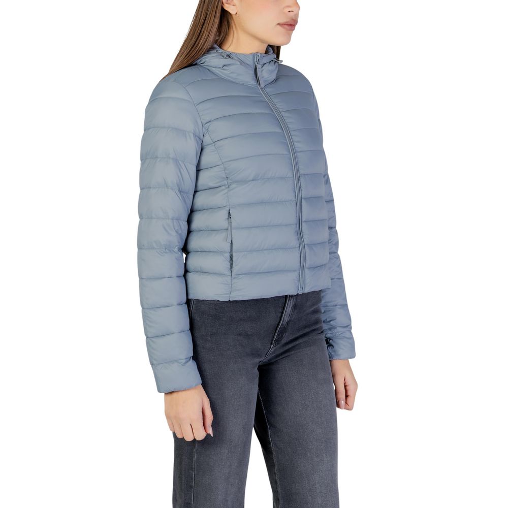 Only Blue Nylon Shell Jacket