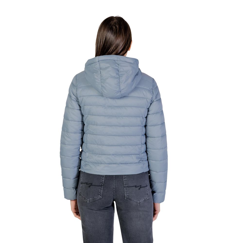 Only Blue Nylon Shell Jacket