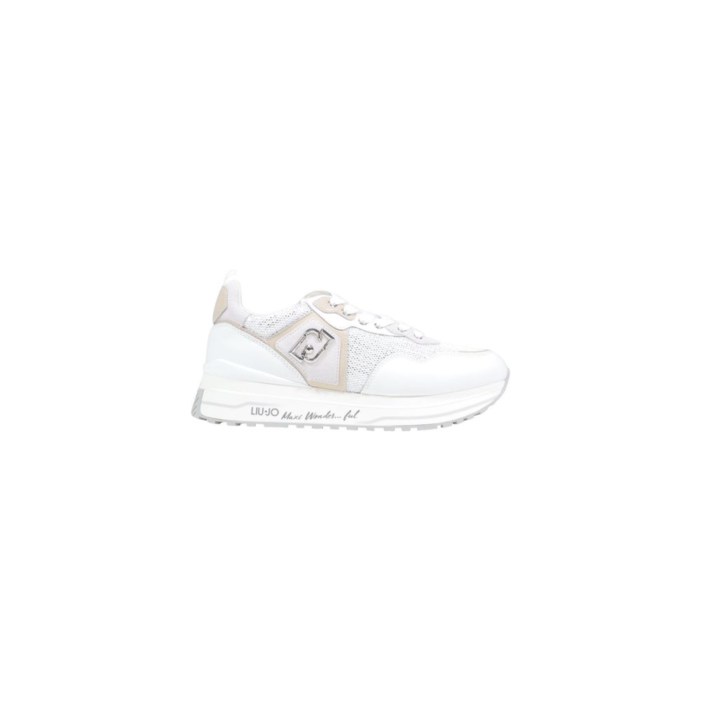 Liu Jo White Polyethylene Chunky Sneakers