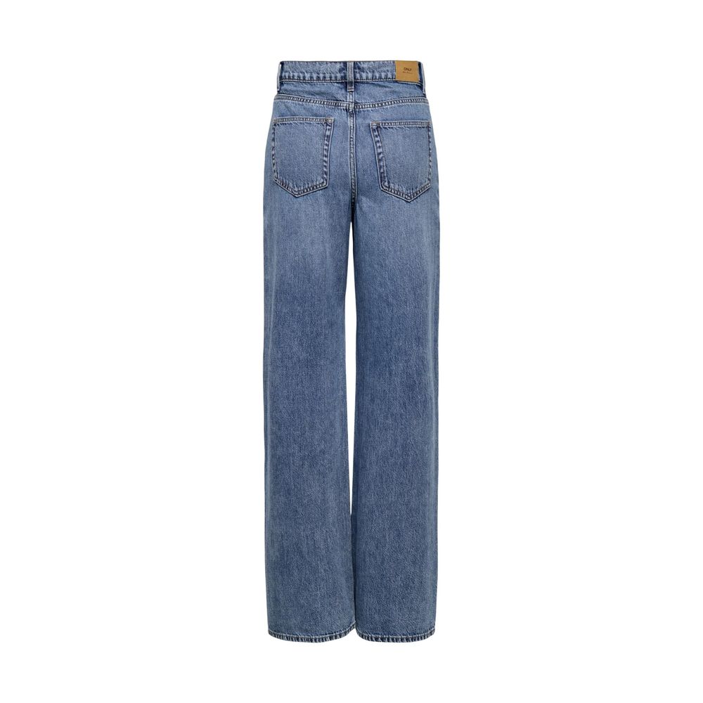 Only Blue Cotton Relaxed Fit Jeans