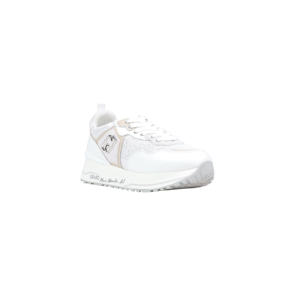Liu Jo White Polyethylene Chunky Sneakers