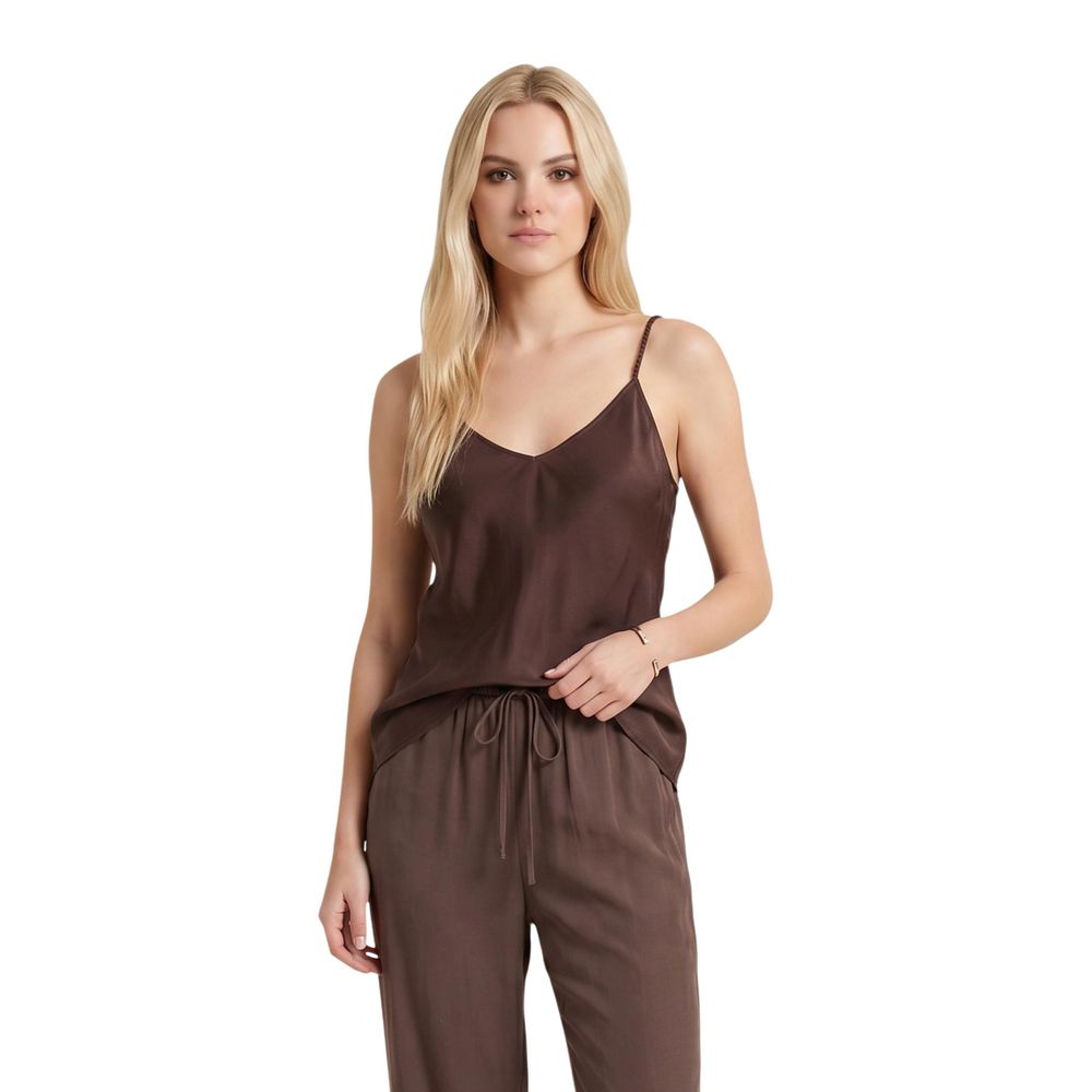 Only Brown Viscose Top