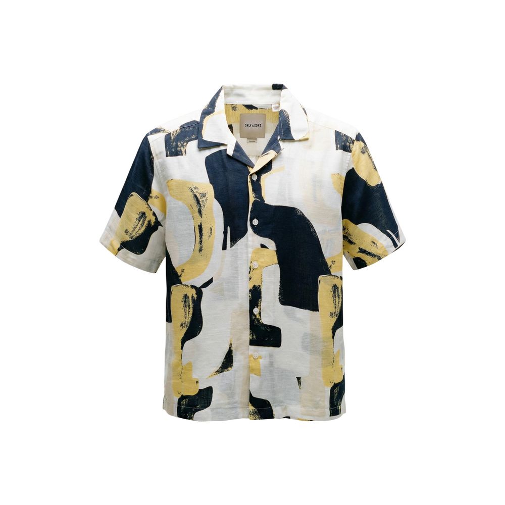 Only & Sons Multicolor Viscose Shortsleeve Shirt