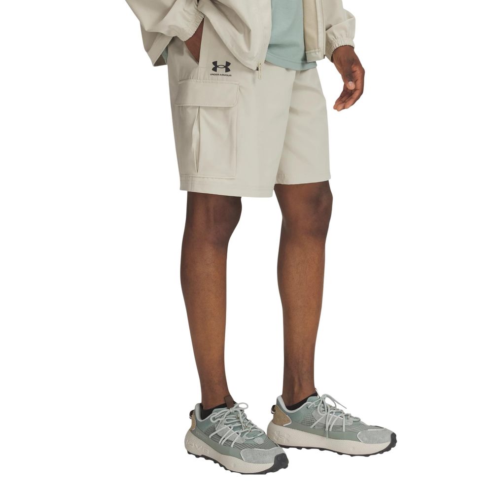 Under Armour Beige Polyester Bermuda Shorts