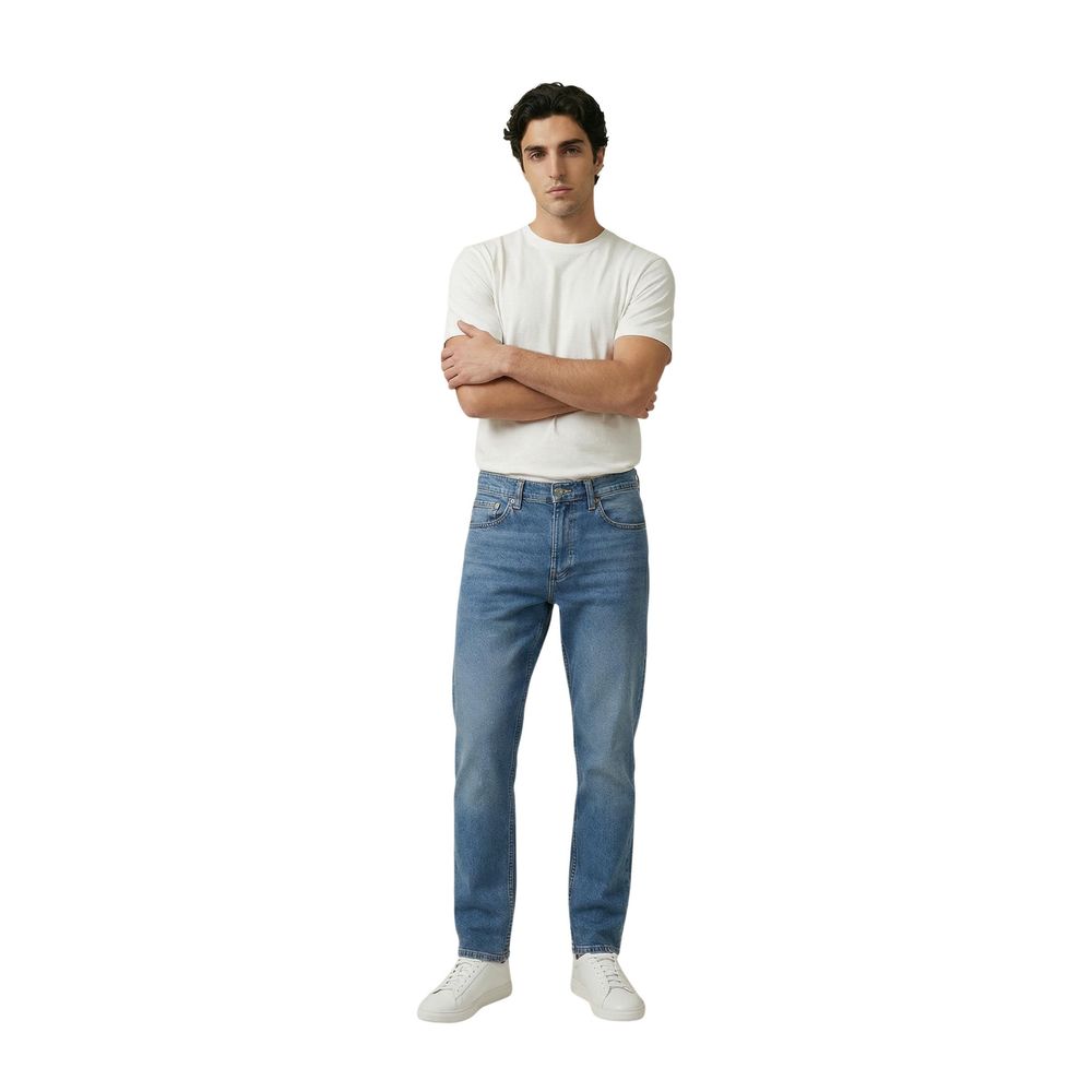 Levi's Blue Cotton Skinny Jeans