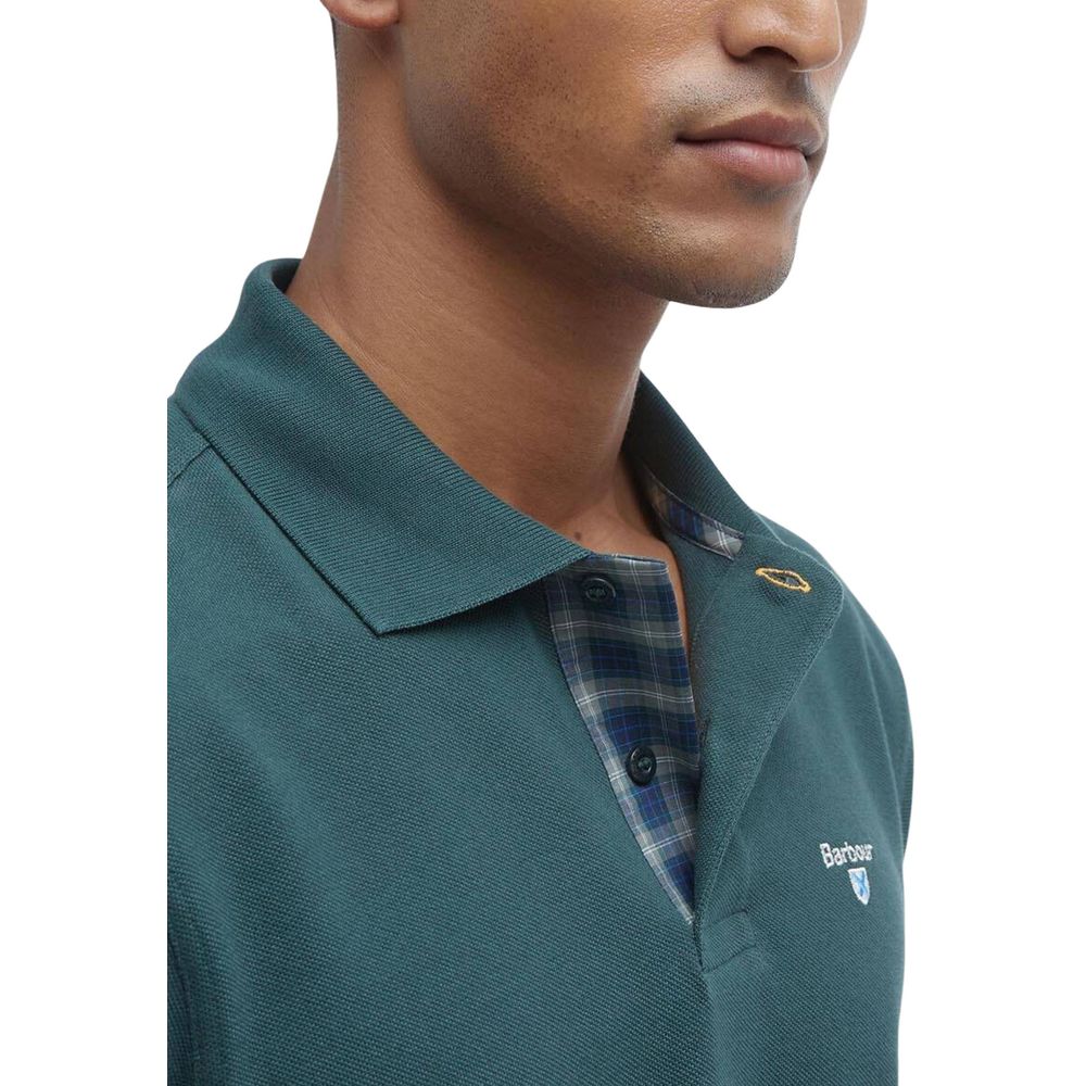 Barbour Bicolor Cotton Polo Shirt