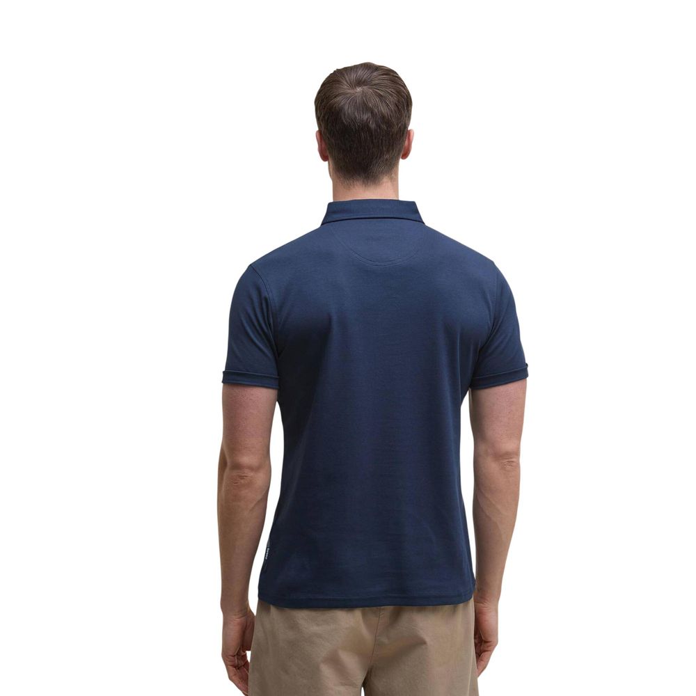 Barbour Blue Cotton Polo Shirt