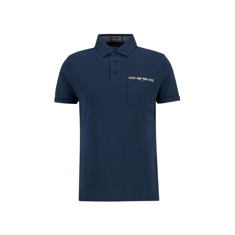 Barbour Blue Cotton Polo Shirt