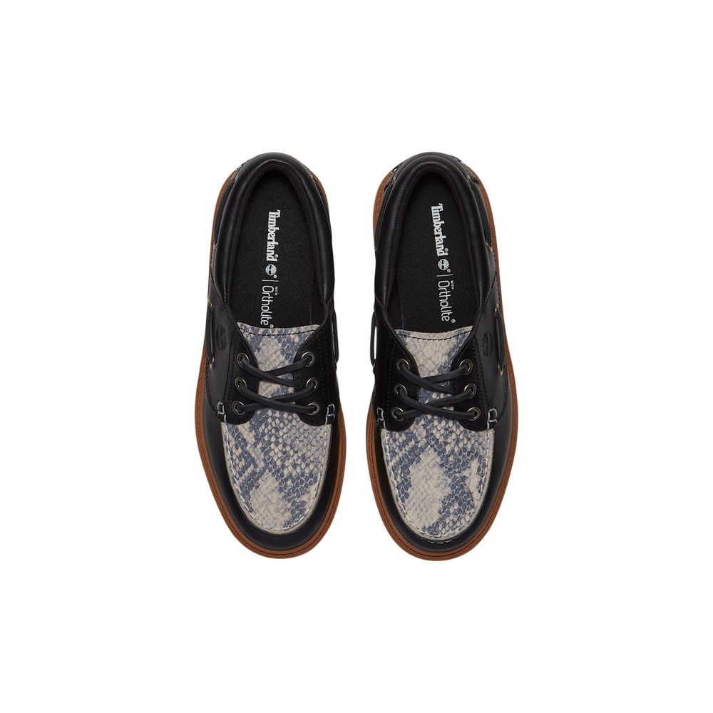Timberland Black Leather Platform Pumps