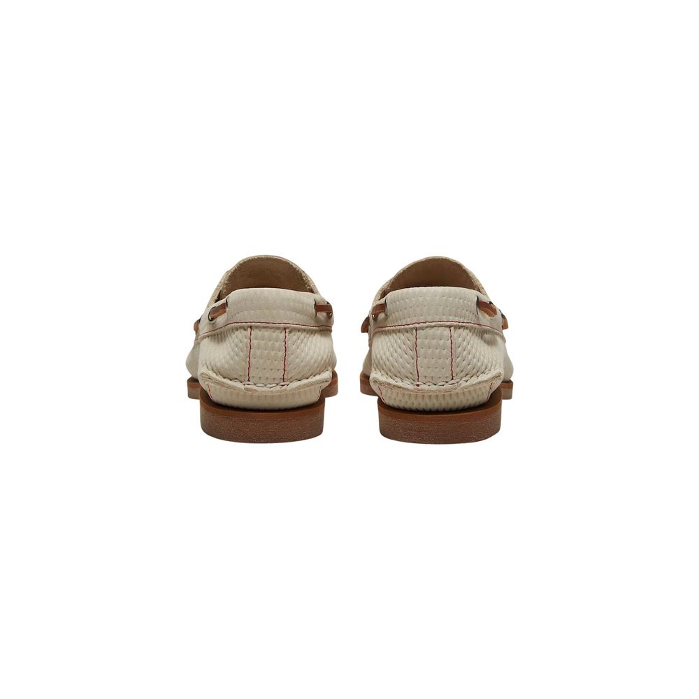 Timberland Beige Leather Platform Pumps