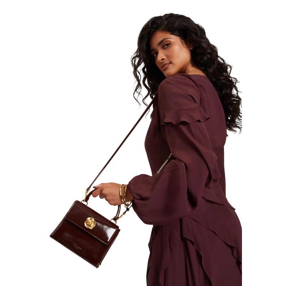Ted Baker Purple Recycled Polyurethane Handbag
