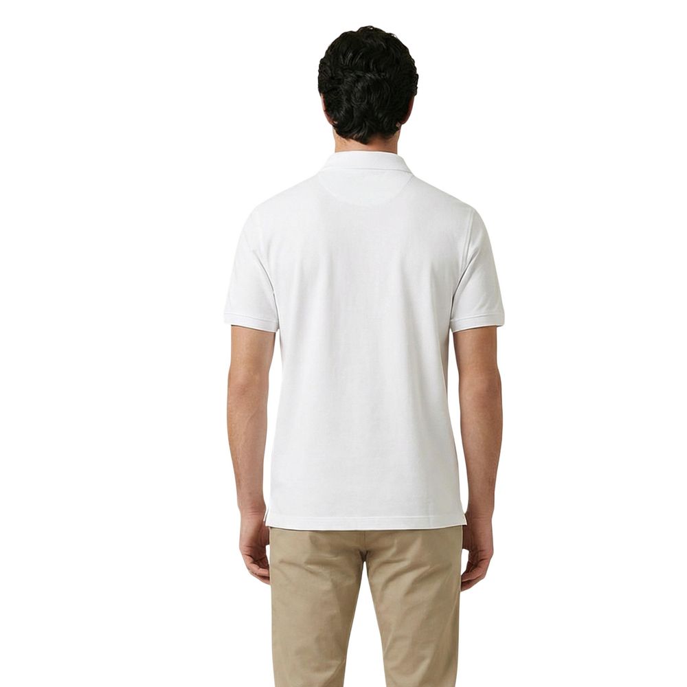 Gant White Cotton Polo Shirt