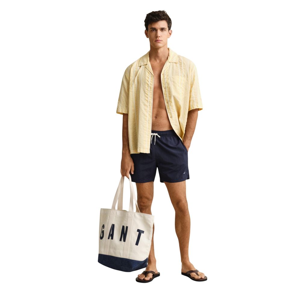 Gant Blue Recycled Polyamide Swim Shorts