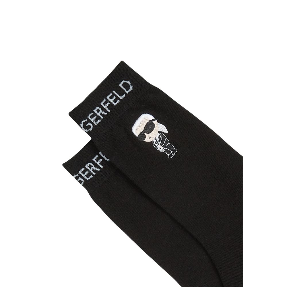 Karl Lagerfeld White Cotton Socks
