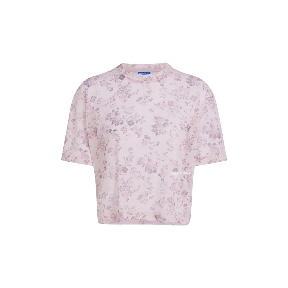Karl Lagerfeld Multicolor Polyester T-Shirt