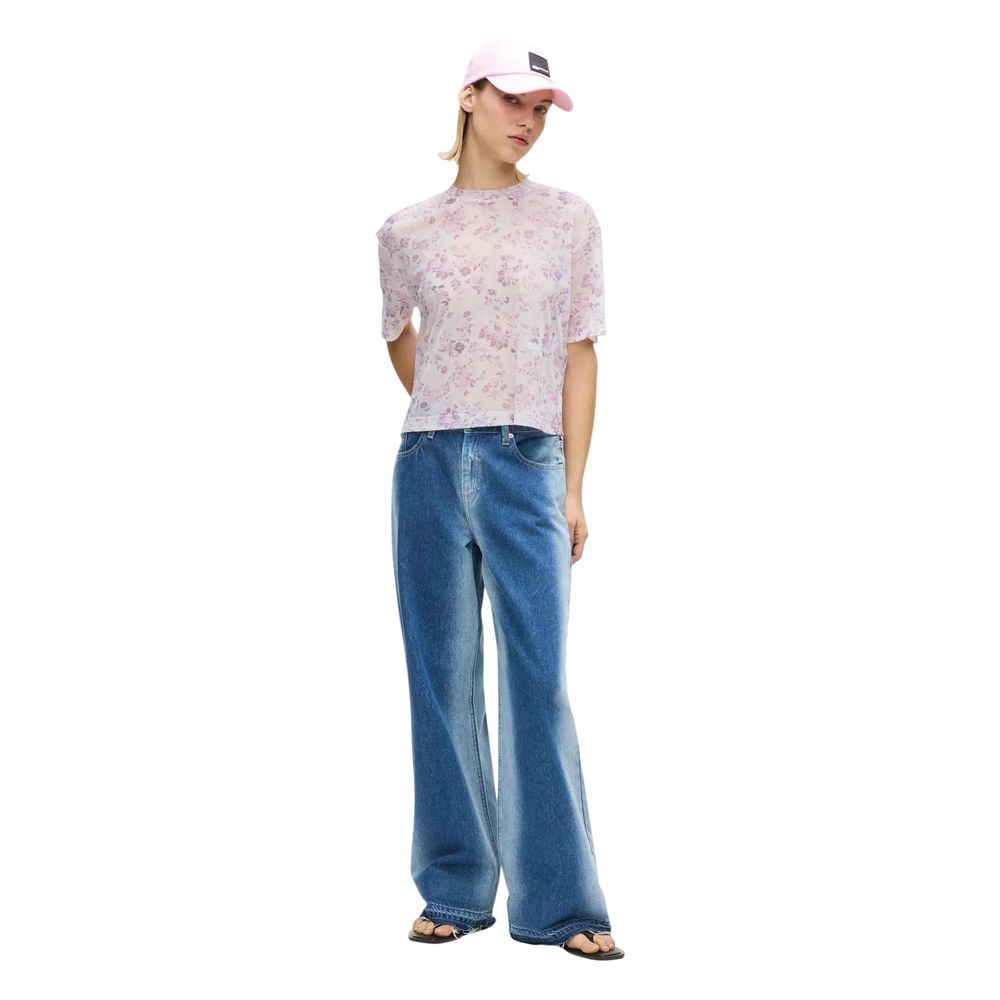 Karl Lagerfeld Multicolor Polyester T-Shirt