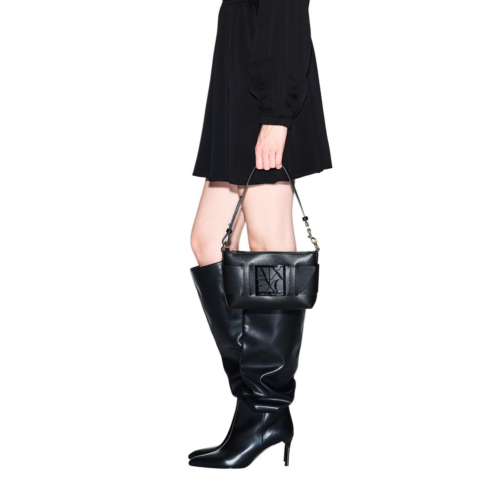 Armani Exchange Black Polyethylene Handbag