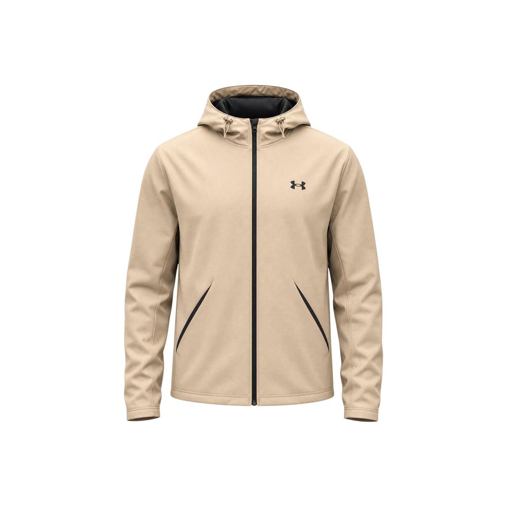 Under Armour Beige Polyester Hoodie
